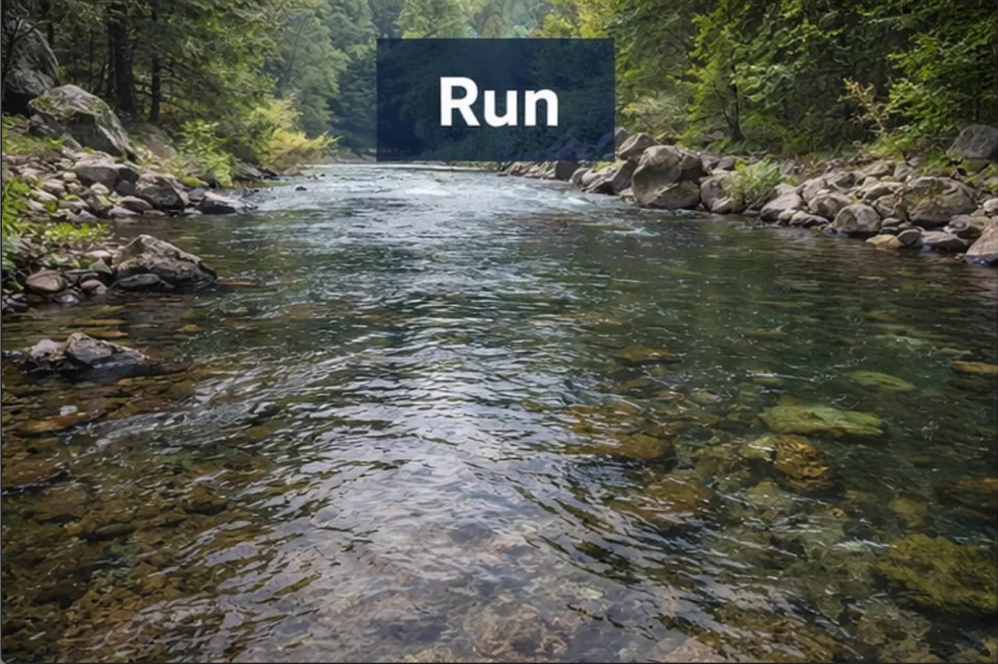 Runs — moderate depth, steady current, consistent producers